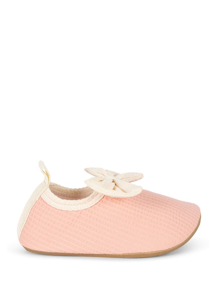 Konges Sløjd Pink Bowie Swim Shoes With Bow Detail - Image 1 of 3