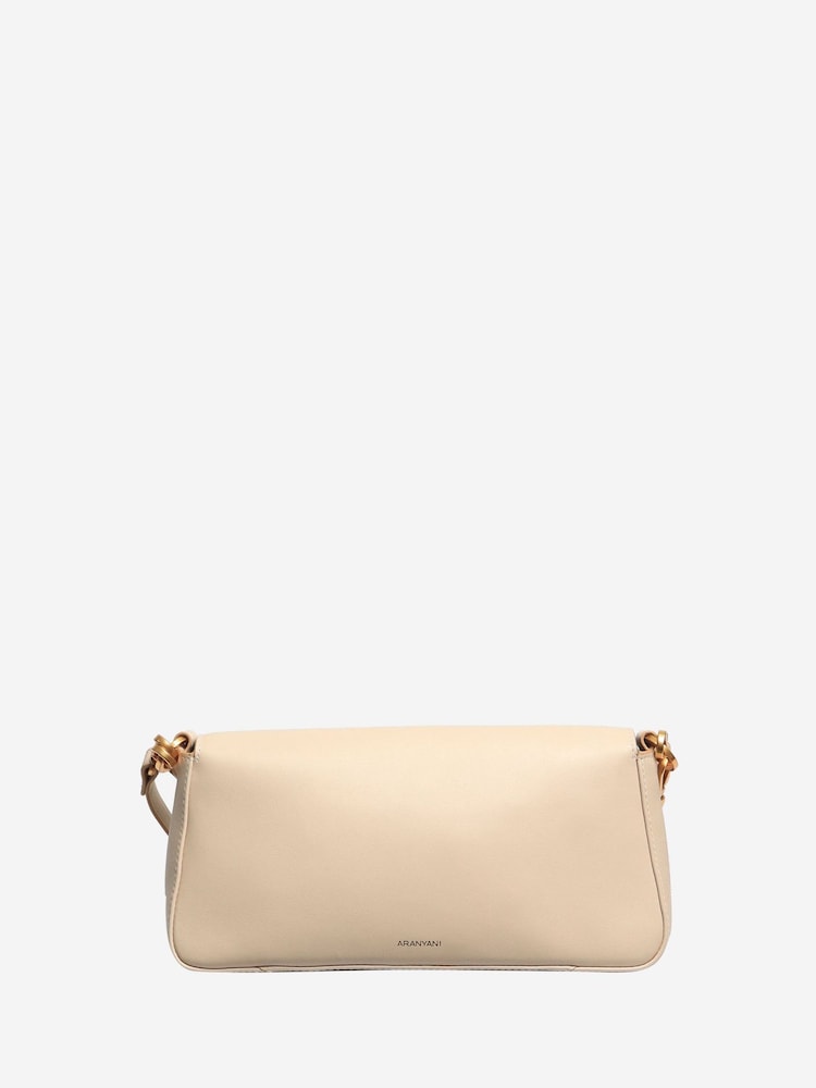 Sign Of The Times Natural Aranyani Elongated Leather Shoulder Bag - Image 2 of 8 Sign Of The Times Natural Aranyani Elongated Leather Shoulder Bag - Image 2 of 8