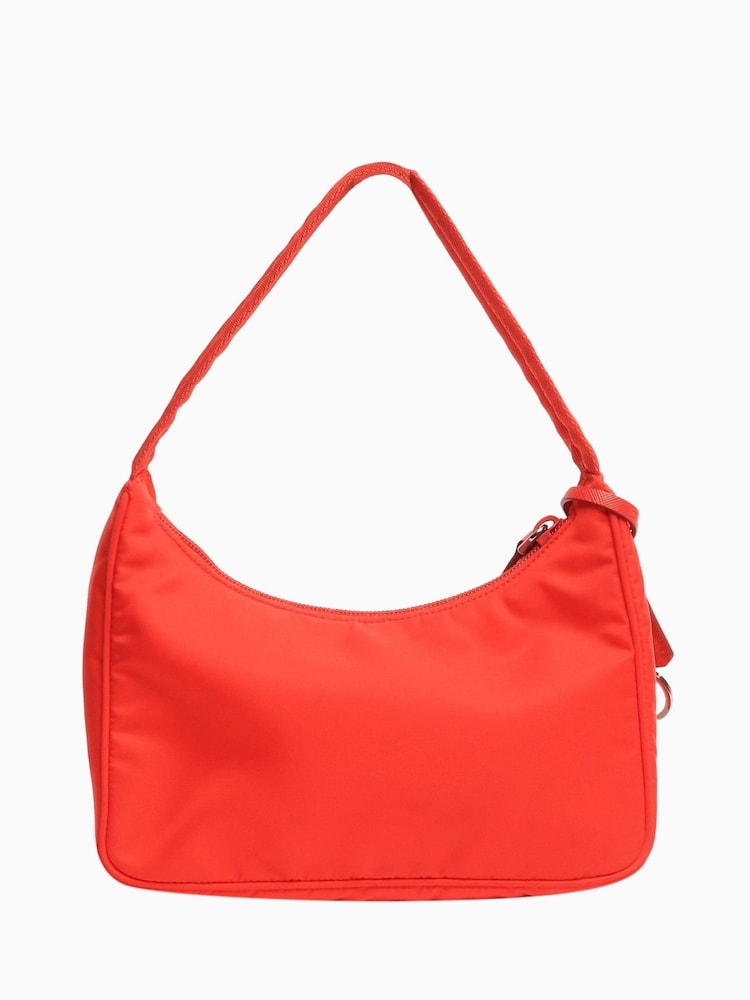 Sign of the Times Orange Prada Nylon Shoulder Bag - Image 2 of 3 Sign of the Times Orange Prada Nylon Shoulder Bag - Image 2 of 3