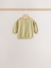Green Floral Sweat Top & Joggers Set (0mths-3yrs) - Image 10 of 14