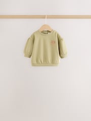 Green Floral Sweat Top & Joggers Set (0mths-3yrs) - Image 2 of 14