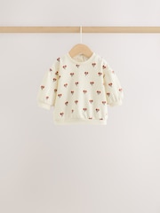 Green Floral Sweat Top & Joggers Set (0mths-3yrs) - Image 4 of 14