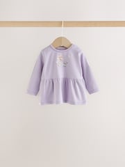 Purple Fairy Mouse Long Sleeve T-Shirt And Leggings Baby 6 Piece Set (0mths-2yrs) - Image 13 of 13