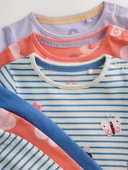 Navy Stripe Long Sleeve T-Shirt And Leggings Baby 6 Piece Set (0mths-2yrs) - Image 12 of 19