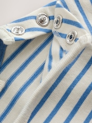 Navy Stripe Long Sleeve T-Shirt And Leggings Baby 6 Piece Set (0mths-2yrs) - Image 14 of 19