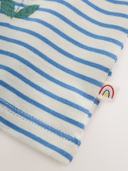 Navy Stripe Long Sleeve T-Shirt And Leggings Baby 6 Piece Set (0mths-2yrs) - Image 15 of 19