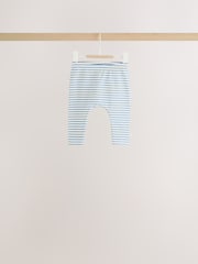 Navy Stripe Long Sleeve T-Shirt And Leggings Baby 6 Piece Set (0mths-2yrs) - Image 3 of 19