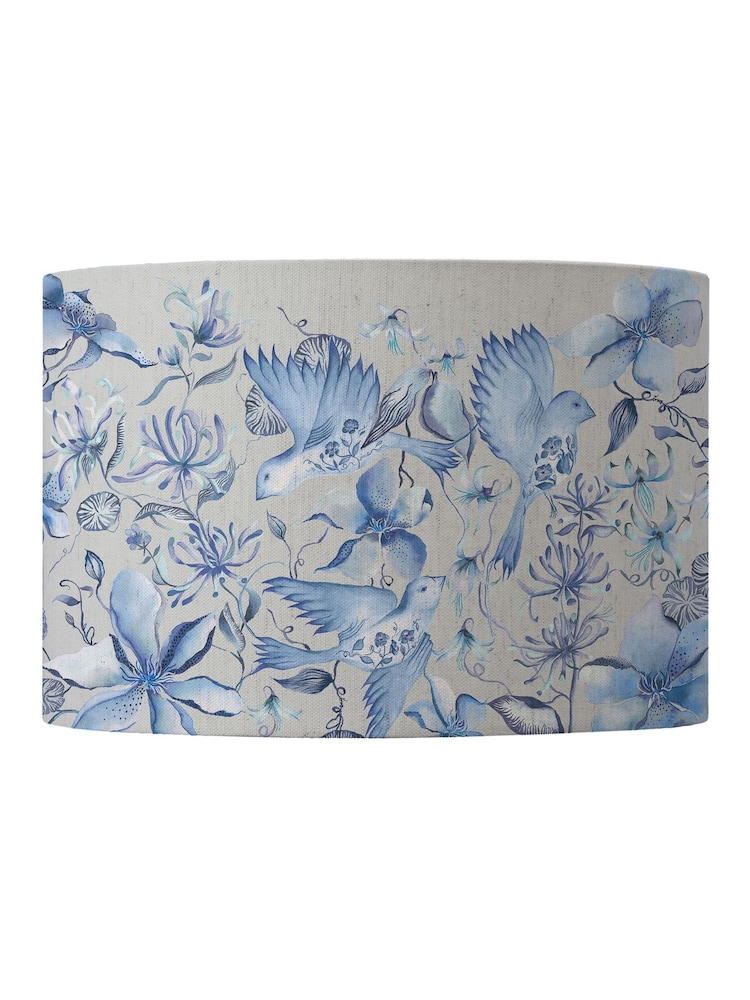 Voyage Maison Blue Floella Eva Printed Lamp Shade - Image 2 of 2