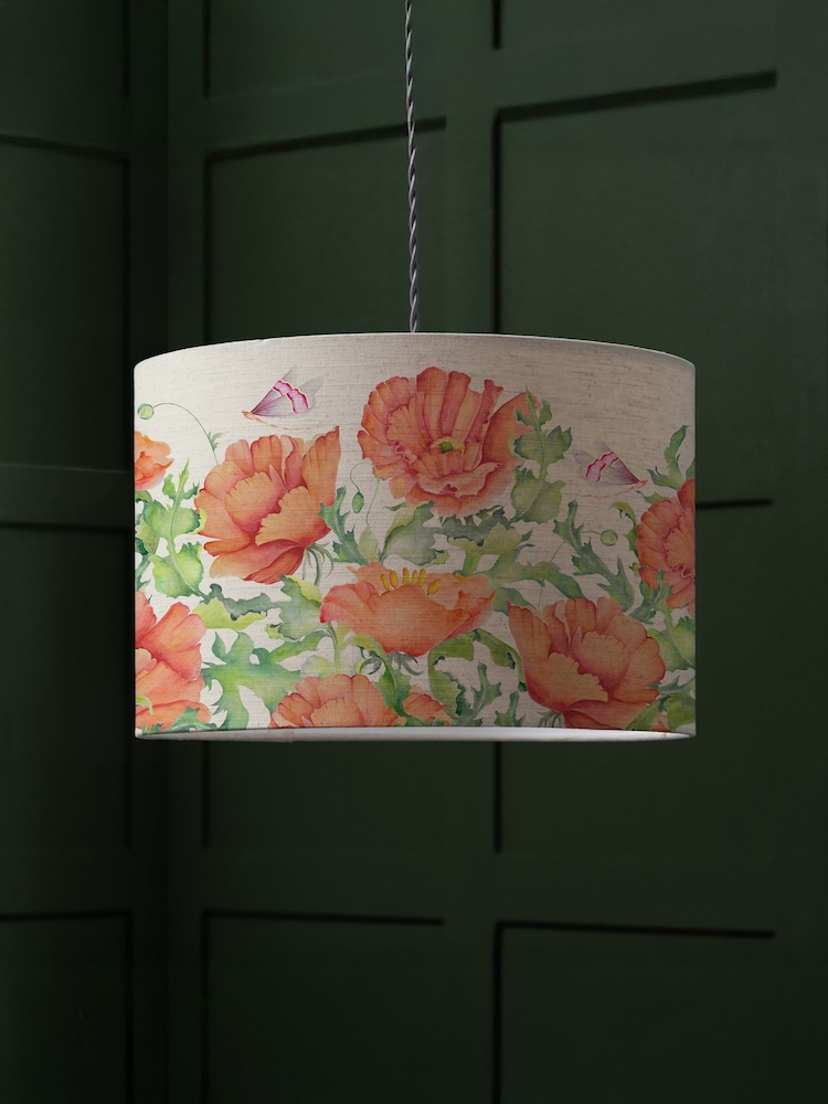 Voyage Maison Red Valeria Eva Printed Lamp Shade - Image 1 of 2