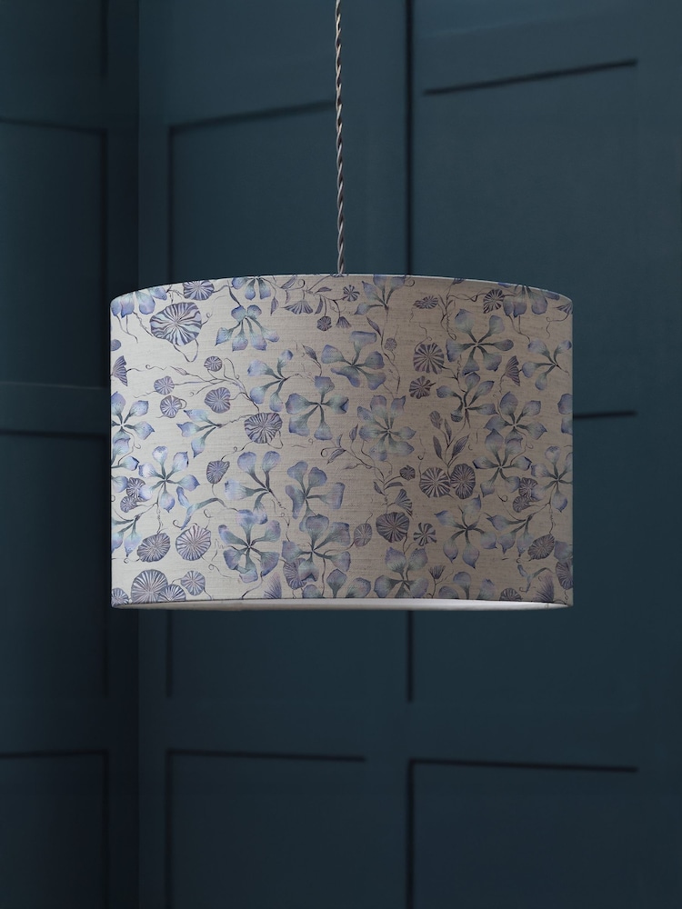 Voyage Maison Blue Philipa Eva Printed Shade Lamp - Image 1 of 2