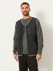 FatFace Charcoal Grey Airlie Gilet - Image 1 of 6
