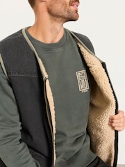 FatFace Charcoal Grey Airlie Gilet - Image 5 of 6
