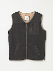 FatFace Charcoal Grey Airlie Gilet - Image 6 of 6