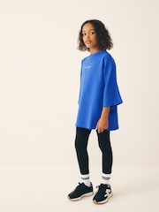 Blau - Oversize-T-Shirt mit Grafik (3–16 J.) - Bild 3 von 8