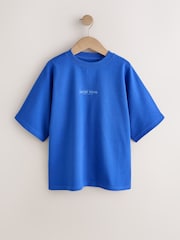 Blau - Oversize-T-Shirt mit Grafik (3–16 J.) - Bild 5 von 8