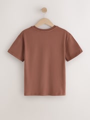 Brown Pizza Oversized Sequin Graphic T-Shirt (3-16yrs) - Image 6 of 8