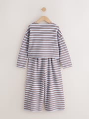 Blue Stripe Cardigan Set (3-16yrs) - Image 7 of 9