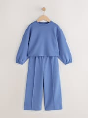 Blue Long Sleeve Wide Leg Set (3-16yrs) - Image 6 of 11