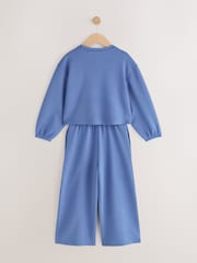 Blue Long Sleeve Wide Leg Set (3-16yrs) - Image 8 of 11