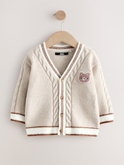Neutral Bear Character Cardigan (3mths-7yrs) - Image 5 of 8