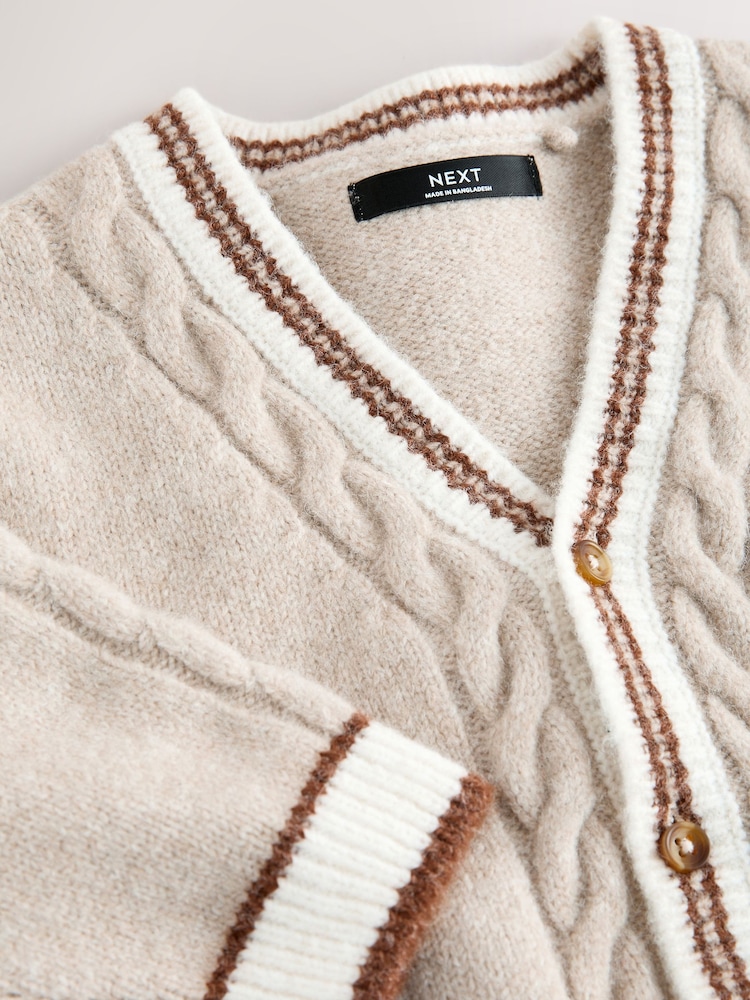 Neutral Bear Character Cardigan (3mths-7yrs) - Image 8 of 8