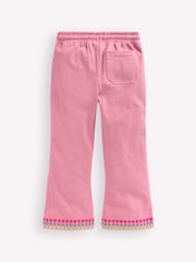 Boden Pink Embroidered Kickflare Joggers - Image 2 of 3