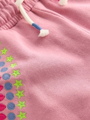 Boden Pink Embroidered Kickflare Joggers - Image 3 of 3