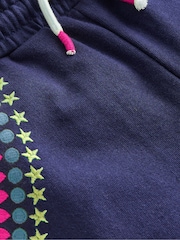 Boden Blue Embroidered Kickflare Joggers - Image 3 of 3