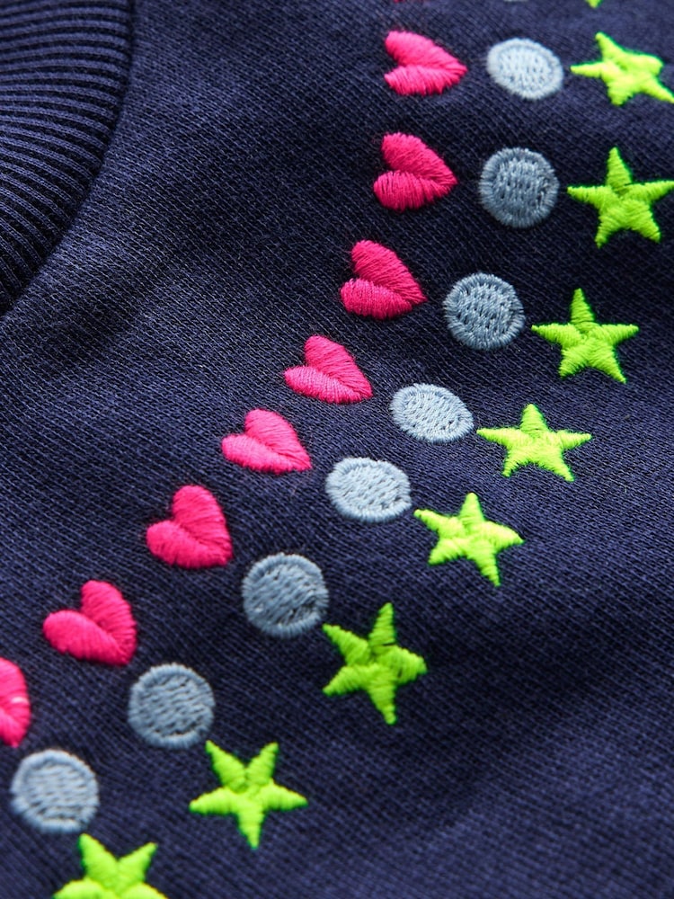 أزرق - سويت شيرت مطرّز من Boden - صورة 3 من 3