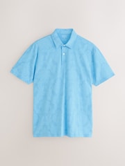 Blue/Neutral/Black Mono Regular Fit Motionflex Short Sleeve Jersey Polo Shirts 5 Pack - Image 11 of 13