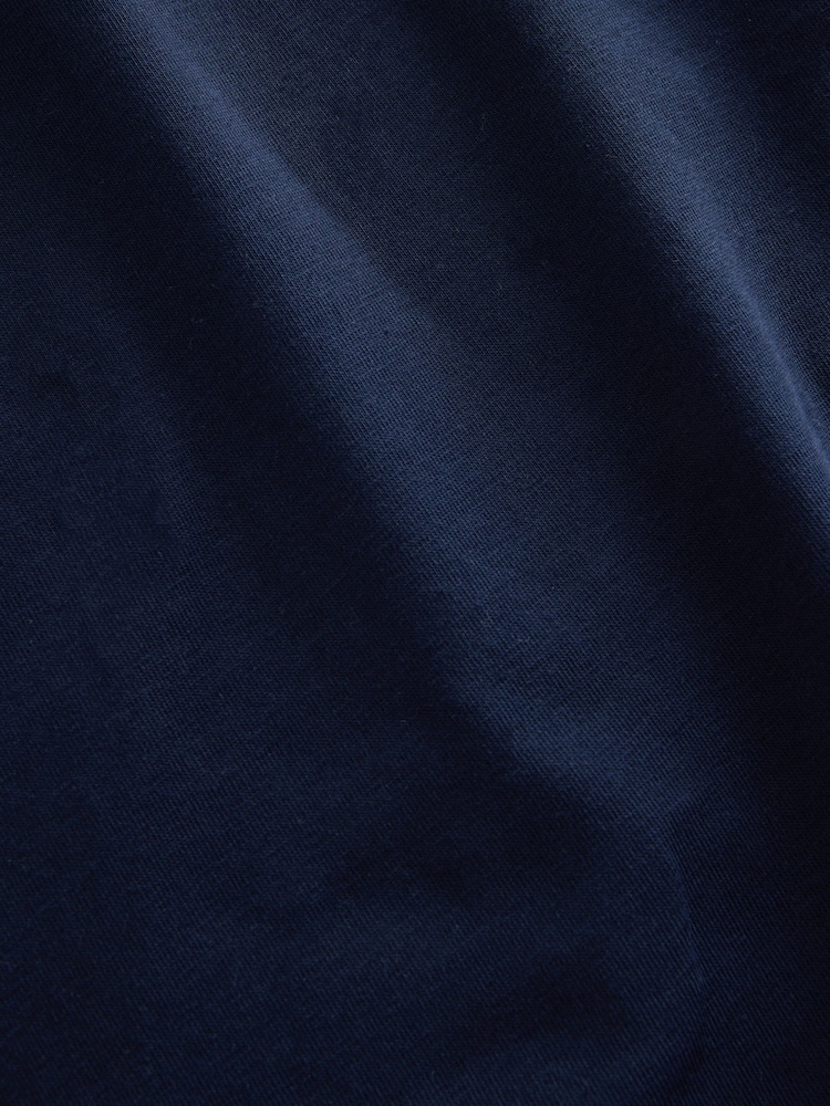 Neutral/Navy/Blue Geo Collar Plain Motionflex Short Sleeve Jersey Polo Shirts 3 Pack - Image 10 of 10