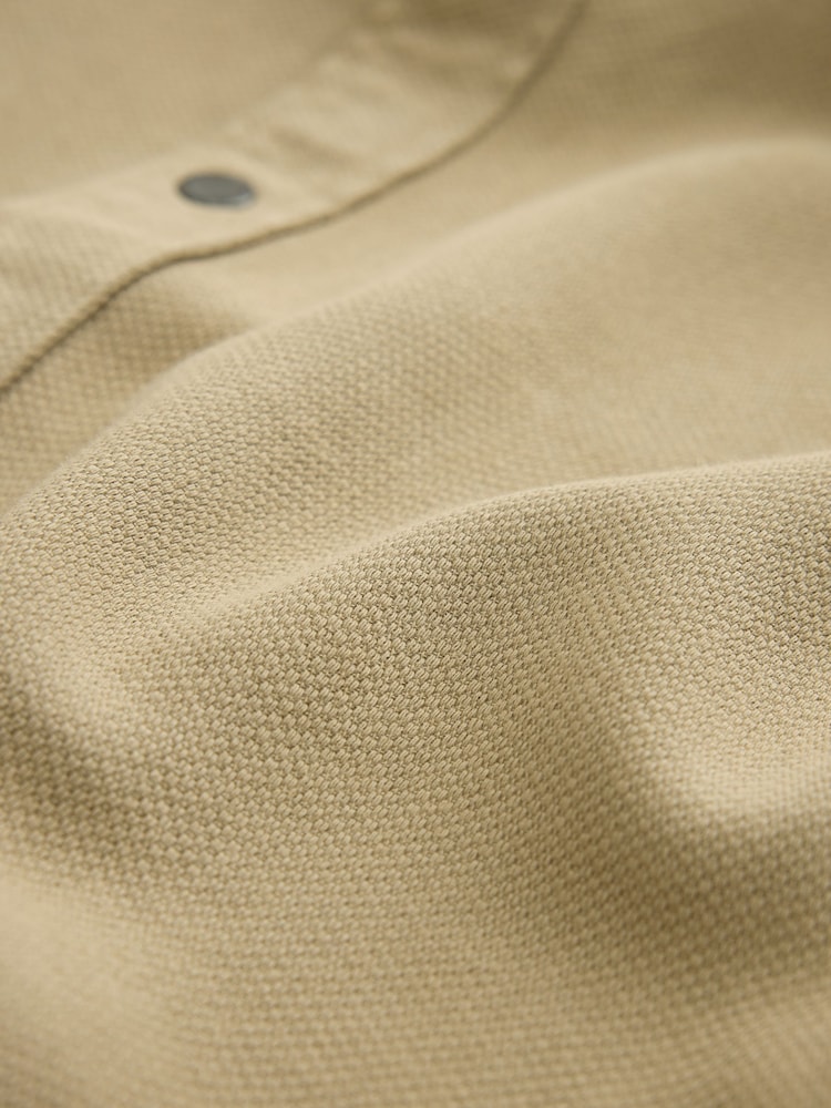 Stone Western Styling Textured Twin Pocket Short Sleeve Shirt - Image 8 of 8 Stone Western Styling Textured Twin Pocket Short Sleeve Shirt - Image 8 of 8