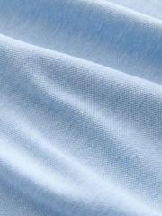 Lilac/Blue/White Short Sleeve Pique Polo Shirts 3 Pack - Image 6 of 9