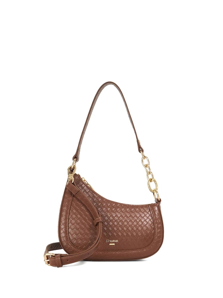 Dune London Brown Direction Shoulder Bag - Image 1 of 4 Dune London Brown Direction Shoulder Bag - Image 1 of 4