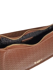 Dune London Dark Brown Direction Small Smart Scoop Shoulder Bag - Image 8 of 9