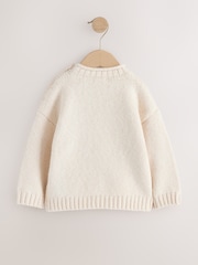 Neutral Bear Character Knitted Crew Neck Jumper (3mths-7yrs) - Image 6 of 9
