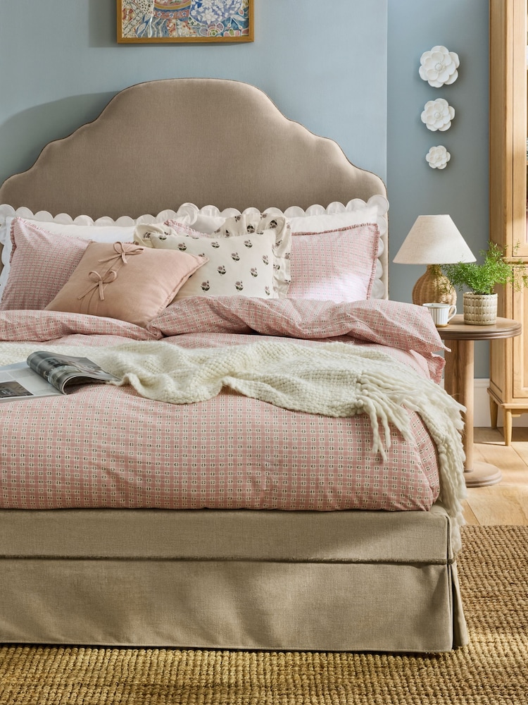Laura Ashley Baron Chenille Hazelnut Tarbert Ottoman Storage Bed - Image 1 of 4 Laura Ashley Baron Chenille Hazelnut Tarbert Ottoman Storage Bed - Image 1 of 4