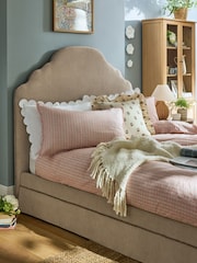 Laura Ashley Baron Chenille Hazelnut Tarbert Ottoman Storage Bed - Image 2 of 4