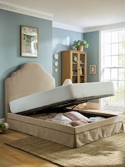 Laura Ashley Baron Chenille Hazelnut Tarbert Ottoman Storage Bed - Image 3 of 4