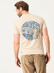 Camiseta gráfica FatFace Farmlands - Imagen 2 de 7