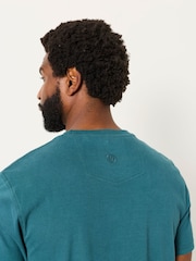 FatFace Dark Teal Highland Graphic T-Shirt - Image 4 of 7