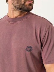 FatFace Dusky Purple Coffee Shop Graphic T-Shirt - Image 3 of 7
