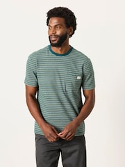 FatFace Small Stripe T-Shirt - Larawan 1 ng 6