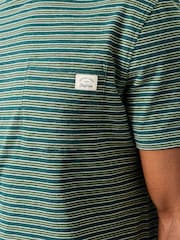 FatFace Small Stripe T-Shirt - Larawan 5 ng 6