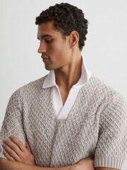 Reiss Soft Grey Cole Shirt - Image 1 of 6