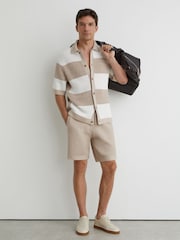 Reiss Vigo コットンテクスチャードニット紐付きショーツ - 画像 3 / 7