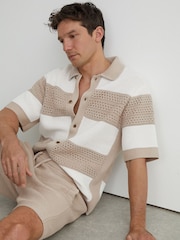 Reiss Vigo コットンテクスチャードニット紐付きショーツ - 画像 5 / 7