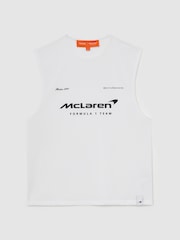McLaren Racing Logo-Print Mesh Vest - Image 2 of 8