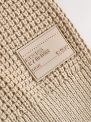 Chocolate Brown Knitted Zip Up Hoodie (3-16yrs) - Image 9 of 9