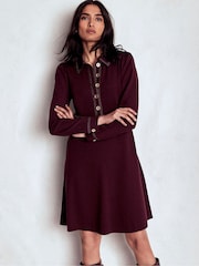 Roxa - Vestido de manga comprida Nicolette da Boden - Imagem 4 de 6